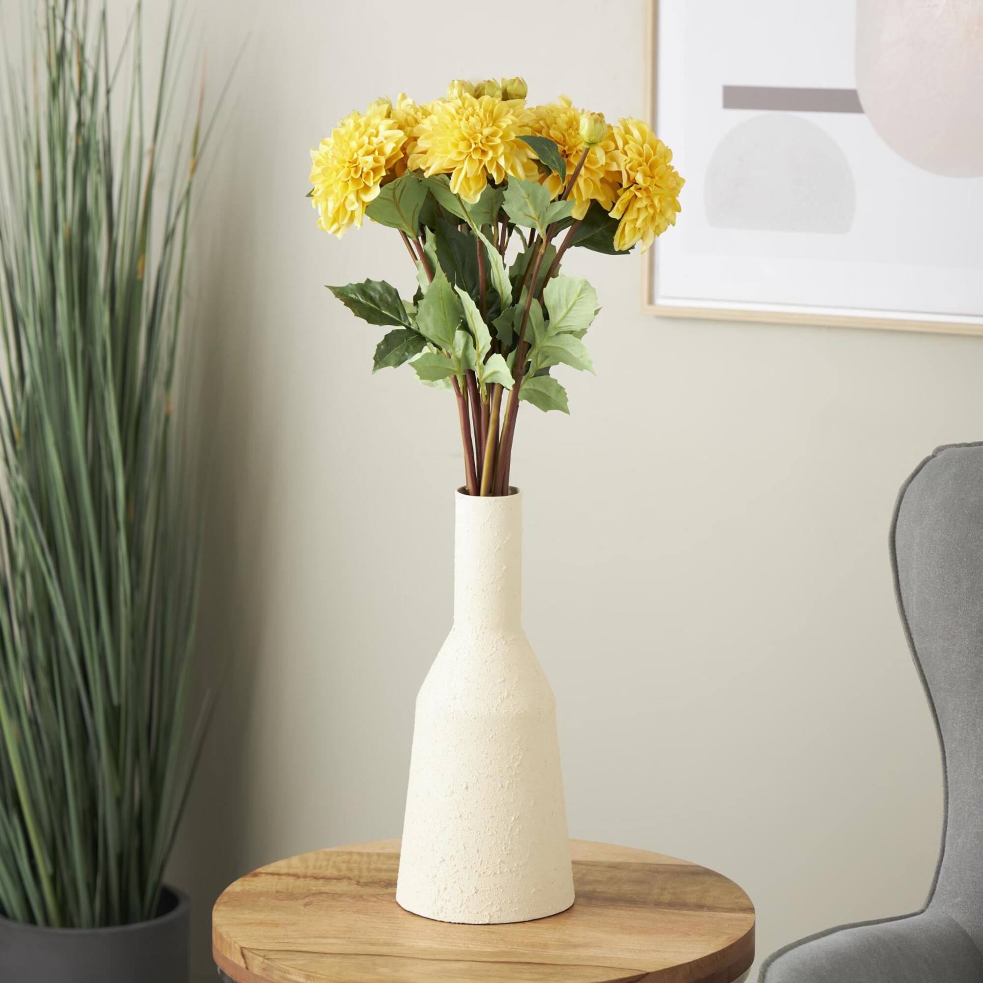 30" Dahlia Artificial Flower Stem